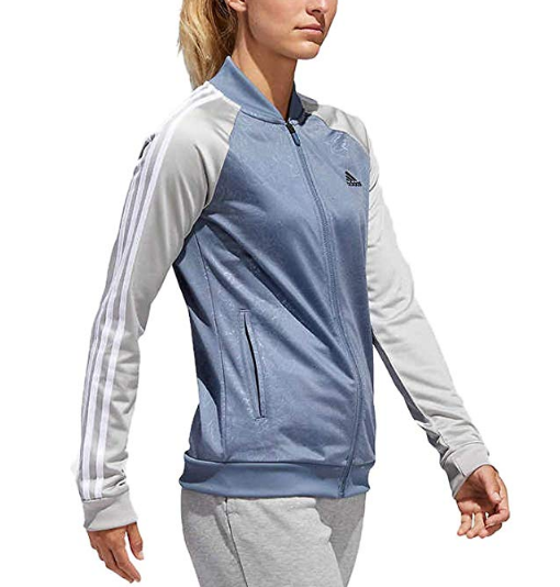 adidas embossed track jacket